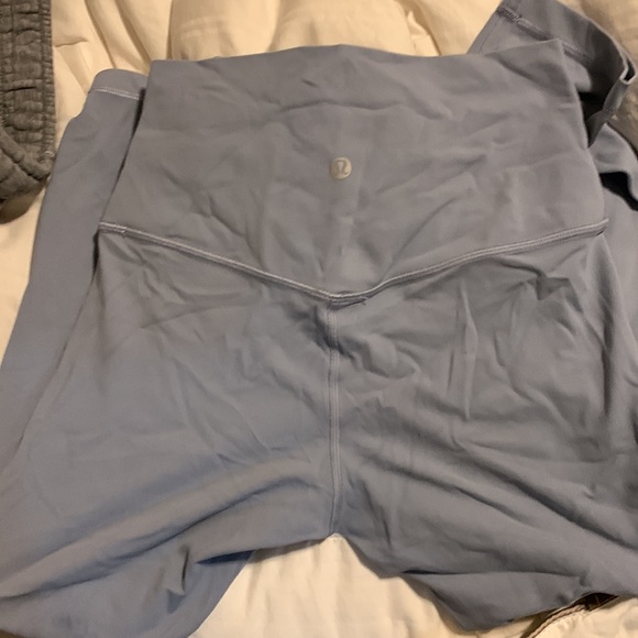 Baby Blue Lululemon Cropped Align 21” - Picture 3 of 5